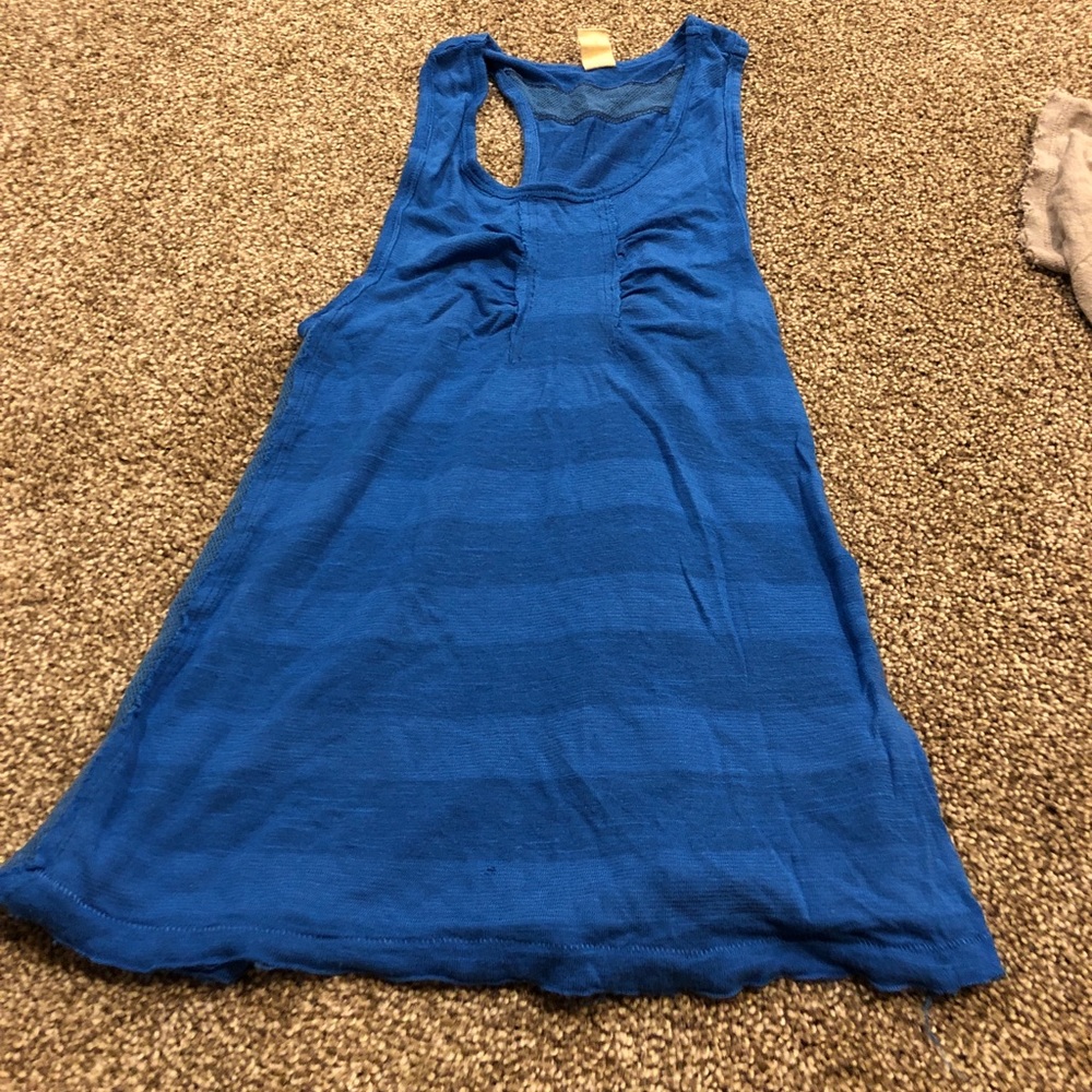 Free People Royal Blue tank top
